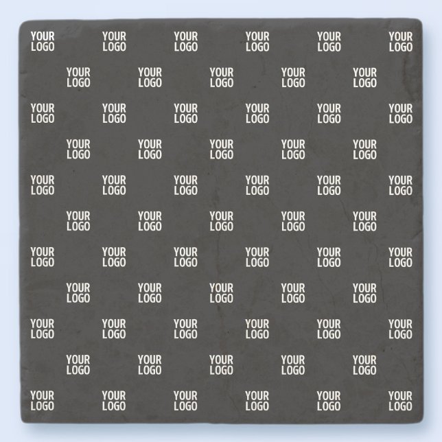 Wiederholtes Bild-, Design- oder Firmenlogo Steinuntersetzer (Von Creator hochgeladen)