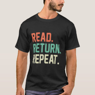 Wiederholtes Buch lesen T-Shirt