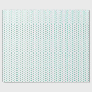 wiederholtes geometrisches Blumenmusterdesign Geschenkpapier