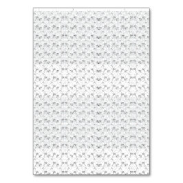 Wiederholtes Muster kleiner, stilisierter Formen a Tischnummer