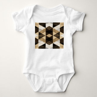 Wiederholung der Geometrie: Texturierte Hintergrun Baby Strampler