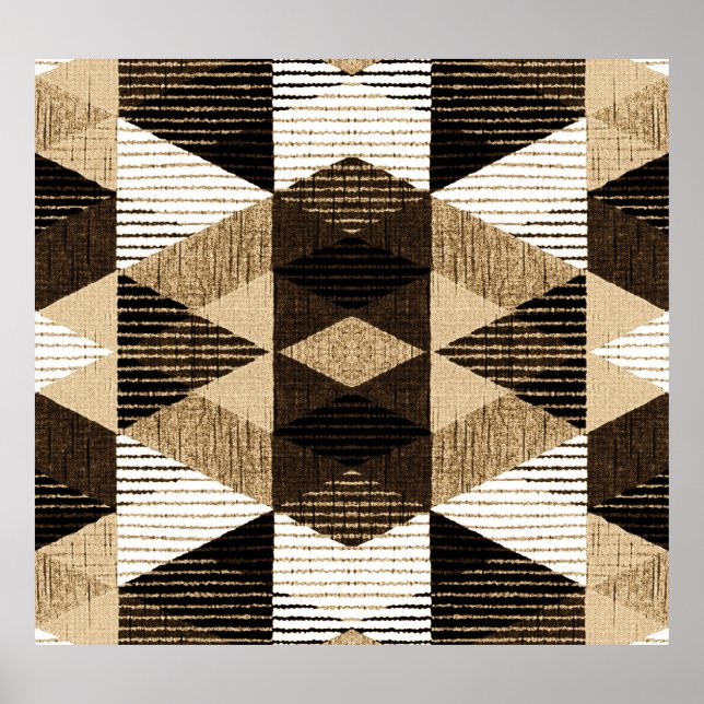 Wiederholung der Geometrie: Texturierte Hintergrun Poster (Vorne)