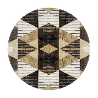 Wiederholung der Geometrie: Texturierte Hintergrun Schneidebrett