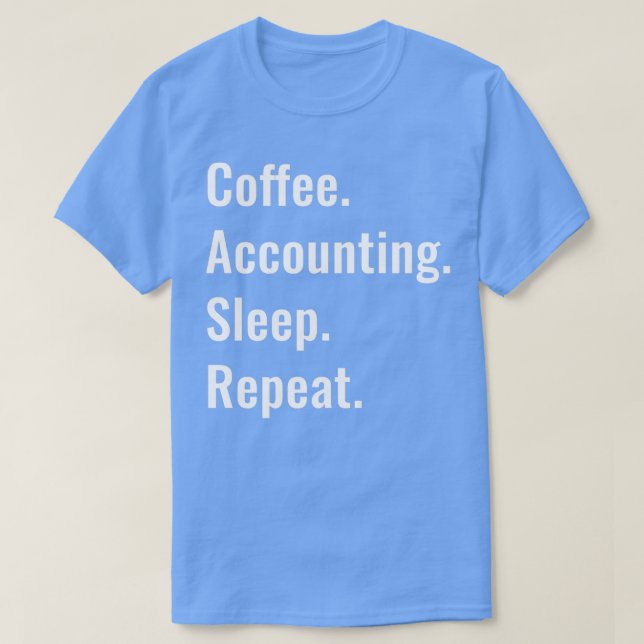 Wiederholung der Kaffeeprüfung T-Shirt (Design vorne)