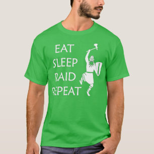 Wiederholung der Schlaf-Schlaf T-Shirt
