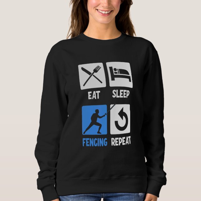 Wiederholung der Schlafstörung Sweatshirt (Vorderseite)
