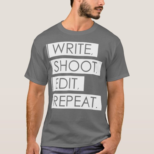 Wiederholung der Shoot Edit schreiben - DSLR für d T-Shirt (Vorderseite)