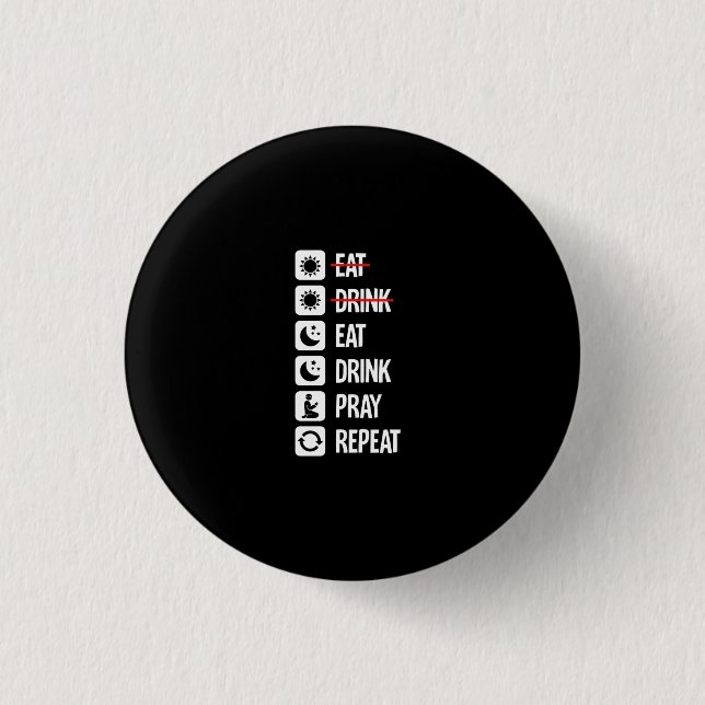 Wiederholung des Alkoholbetens - Ein-Modus Button (Vorderseite)