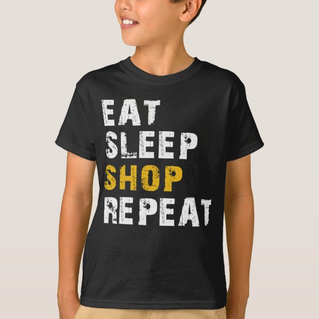 Wiederholung des Essens T-Shirt (Vorderseite)