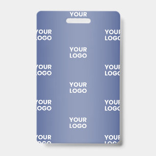 Wiederholung des Firmenlogos   Blaue Flagge Ausweis