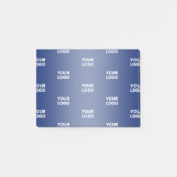 Wiederholung des Firmenlogos | Blaue Flagge