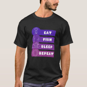 Wiederholung des Schlaf-Essens T-Shirt