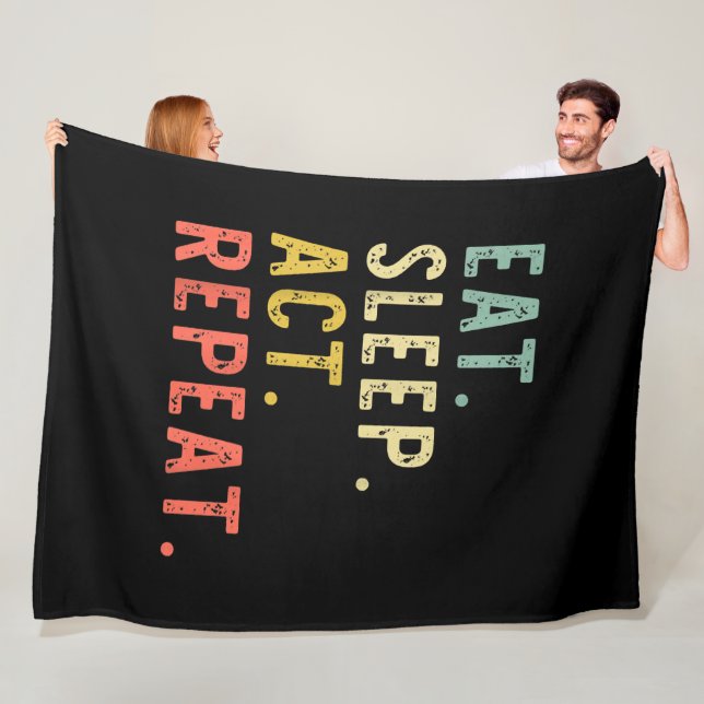 Wiederholung des Sleep Act Fleecedecke (Beispiel)