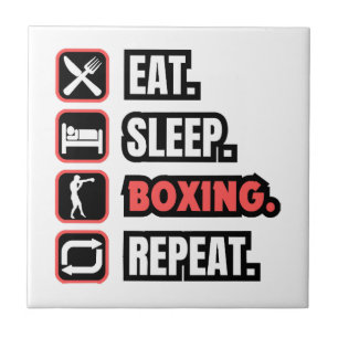 Wiederholung des Sleep Boxing Fliese