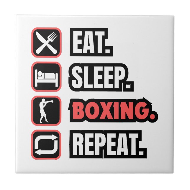 Wiederholung des Sleep Boxing Fliese (Vorderseite)