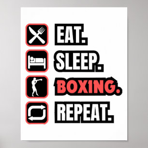 Wiederholung des Sleep Boxing Poster
