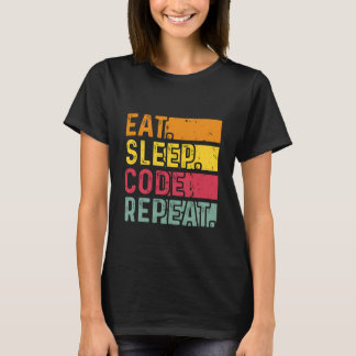 Wiederholung des Sleep-Codes T-Shirt