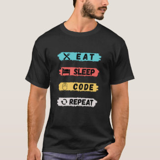 Wiederholung des Sleep-Codes T-Shirt