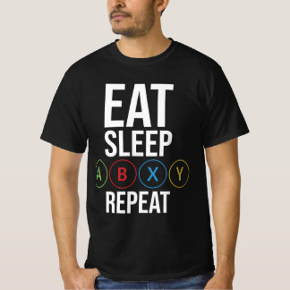 Wiederholung des Sleep Game-Spiels - White XYAB Ed T-Shirt