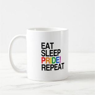 Wiederholung des Sleep Pride Kaffeetasse