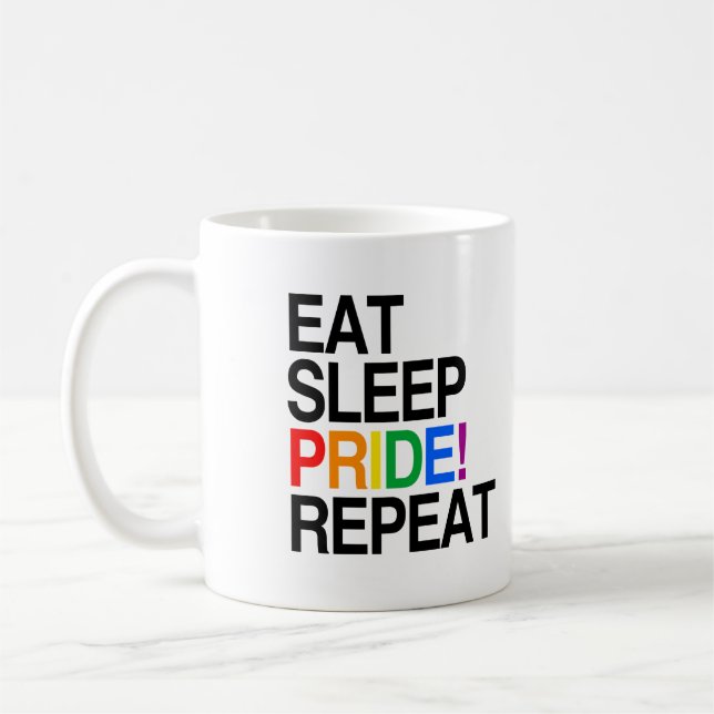 Wiederholung des Sleep Pride Kaffeetasse (Links)