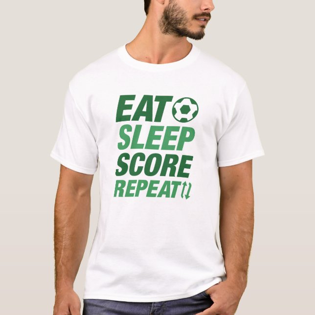 Wiederholung des Sleep-Score T-Shirt (Vorderseite)