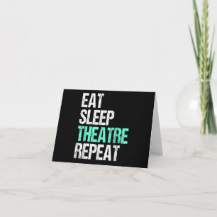 Wiederholung des Sleep Theaters essen Karte