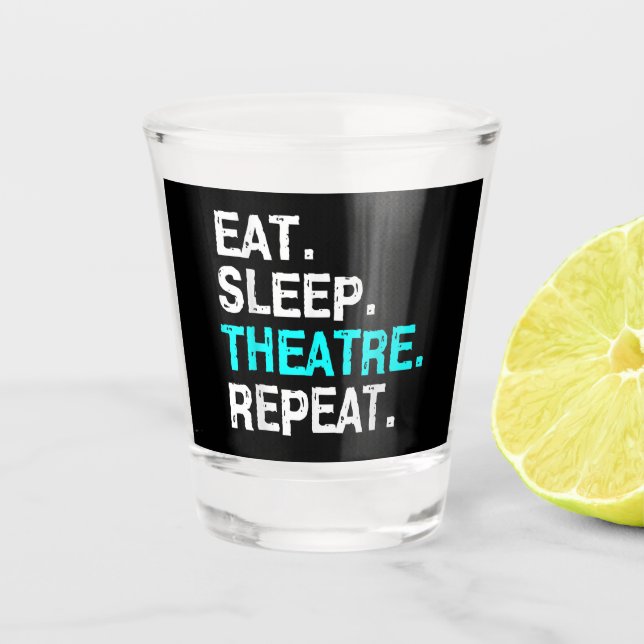 Wiederholung des Sleep Theaters essen Schnapsglas (Vorderseite)