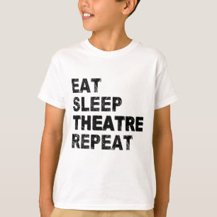 Wiederholung des Sleep Theaters essen T-Shirt