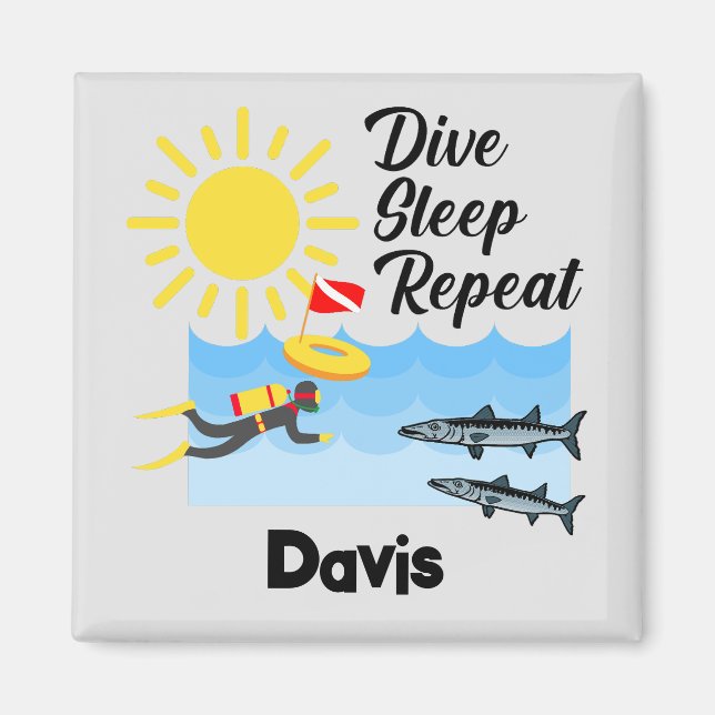 Wiederholung des Tauchgangs - Square Magnet (Vorne)