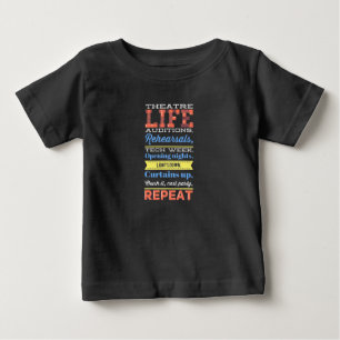 Wiederholung des Theaterlebens Baby T-shirt