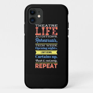 Wiederholung des Theaterlebens Case-Mate iPhone Hülle