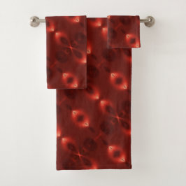 Wiederholung des weichen Gefälles Oval "unendlich  Badhandtuch Set