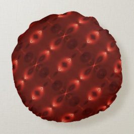 Wiederholung des weichen Gefälles Oval "unendlich  Rundes Kissen