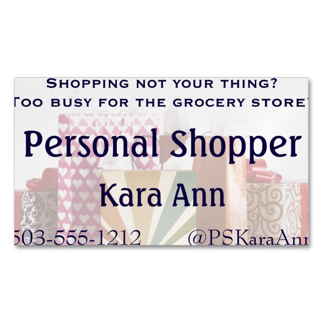 Wiederholung Magnetische Visitenkarte (Vorderseite)