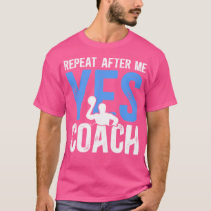 Wiederholung nach mir Wasser Polo Coach Water Polo