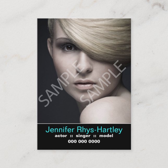 Wiederholung und Headshot Visitenkarte (Vorderseite)