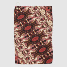 Wiederholung von Formen mit holzigen Tönen und Fle