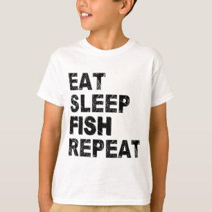Wiederholung von Schlaf-Fischen T-Shirt