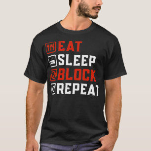 Wiederholung von Schlaf T-Shirt