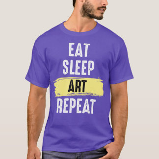 Wiederholung von Sleep Art T-Shirt