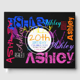 Wiederholungsname 6 Buchstaben 20. Geburtstag Gäst Gästebuch