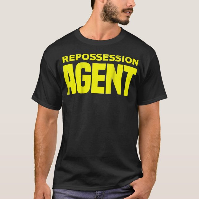 Wiederinbesitznahme Agent Schulden Sammlungen T-Shirt (Vorderseite)