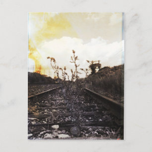 Wiederkehr zwischen den Rails Postkarte