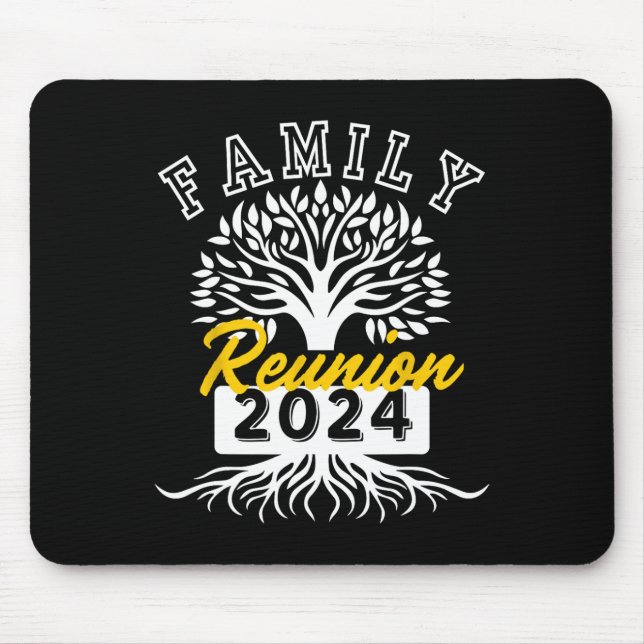 Wiedersehen 2024 der Familie Vintag Mousepad (Vorne)