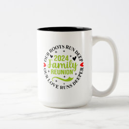 Wiedersehen 2024 zweifarbige tasse
