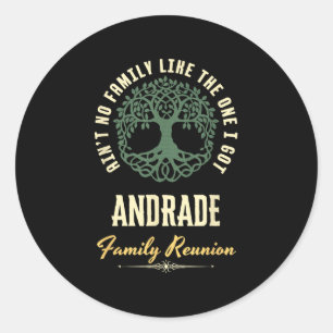 Wiedersehen 2025-Matching-Design der Familie - And Runder Aufkleber