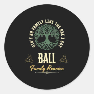 Wiedersehen 2025-Matching-Design der Familie - Bal Runder Aufkleber