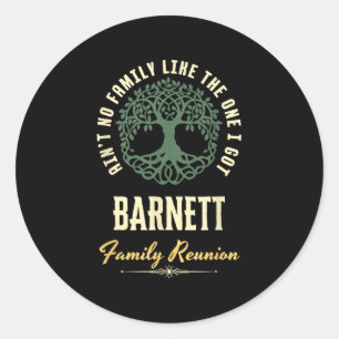 Wiedersehen 2025-Matching-Design der Familie - Bar Runder Aufkleber
