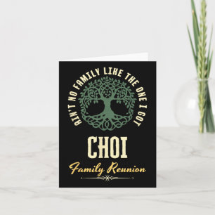 Wiedersehen 2025-Matching-Design der Familie - Cho Karte
